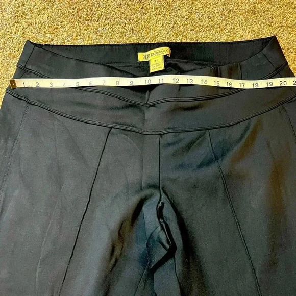 DEMOCRACY BLACK tummy control legging ankle pants size 3X - Picture 4 of 6